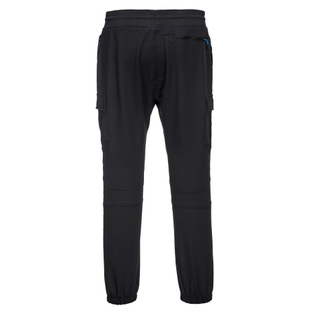 Pantalon de travail ajusté stretch multipoches genoux renforcés Noir – Portwest T803