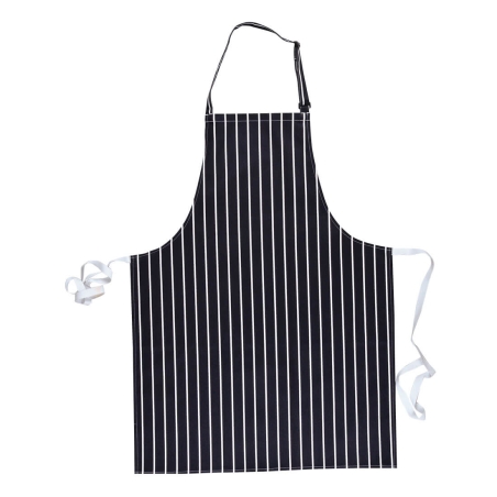Tablier à bavette boucher coton sans poche Marine/blanc – Portwest S839