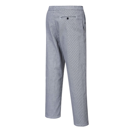 Pantalon de cuisine pied de poule taille élastique Pied de poule – Portwest S068