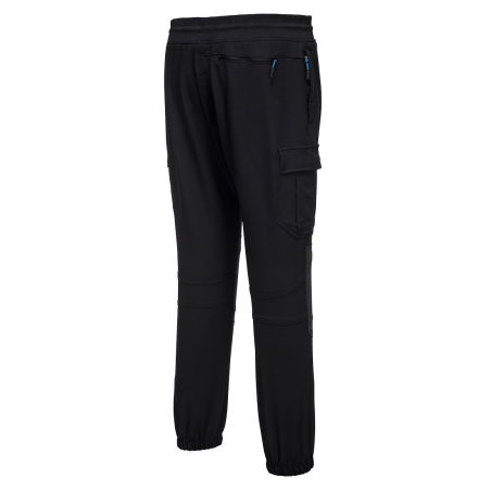 Pantalon de travail ajusté stretch multipoches genoux renforcés Noir – Portwest T803