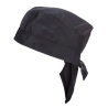 Bandana de cuisine ajustable avec protection nuque Noir – Portwest S903