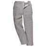Pantalon de cuisine pied de poule taille élastique Pied de poule – Portwest S068