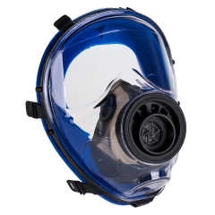 Masque complet panoramique à pas de vis universel EN 136 Bleu – Portwest P516