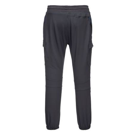 Pantalon de travail ajusté stretch multipoches genoux renforcés Gris métal – Portwest T803