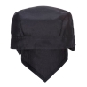 Bandana de cuisine ajustable avec protection nuque Noir – Portwest S903