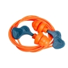 Bouchons d'oreille réutilisables Easy Fit en TPR avec cordon Orange – Portwest EP23, boîte de 50 paires