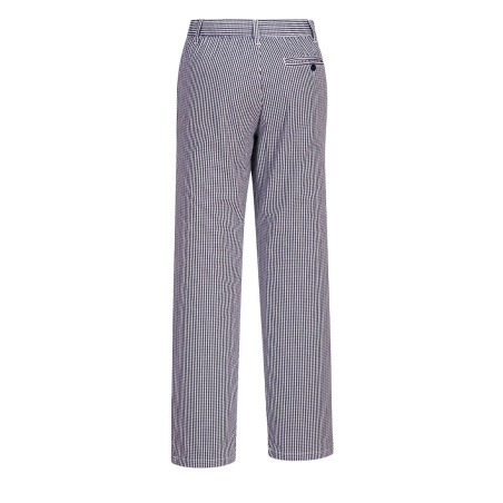 Pantalon de cuisine 100% coton léger Barnet Bleu check – Portwest C075