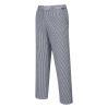 Pantalon de cuisine 100% coton léger Barnet Bleu check – Portwest C075