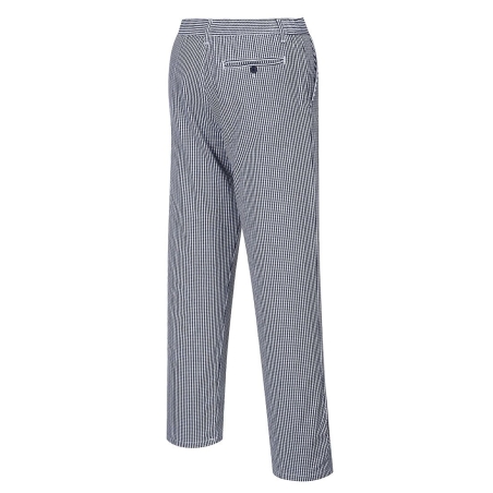 Pantalon de cuisine 100% coton léger Barnet Bleu check – Portwest C075