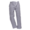 Pantalon de cuisine 100% coton léger Barnet Bleu check – Portwest C075