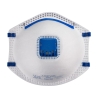 Masque respiratoire FFP2 avec valve d'expiration Blanc – Portwest P201, boîte de 10 masques