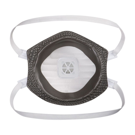 Masque FFP3 en forme de bol avec valve d'expiration Blanc – Portwest P303, boîte de 10 masques