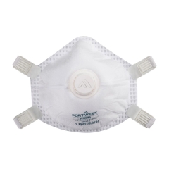 Masque FFP3 réutilisable avec valve à faible résistance respiratoire Blanc – Portwest P306, paquet de 5 masques
