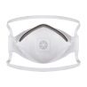 Masque respiratoire FFP3 pliable avec valve anti-encrassement Blanc – Portwest P361, boîte de 10 masques