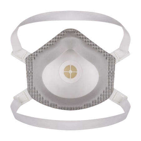 Masque FFP3 réutilisable avec valve à faible résistance respiratoire Blanc – Portwest P306, paquet de 5 masques