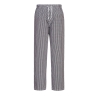 Pantalon de cuisine coton taille élastiquée Bromley Échiquier noir – Portwest C079