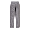 Pantalon de cuisine coton taille élastiquée Bromley Échiquier noir – Portwest C079