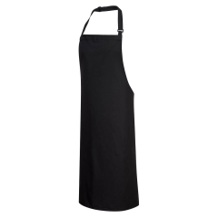 Tablier à bavette 100% coton professionnel Noir – Portwest S840