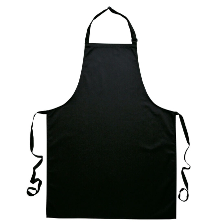Tablier à bavette 100% coton professionnel Noir – Portwest S840