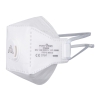 Masque pliable FFP3 avec valve et test Dolomite Blanc – Portwest P393, boîte de 10 masques