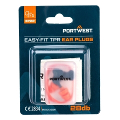 Bouchons d'oreille réutilisables avec cordon Easy Fit Orange – Portwest EP22