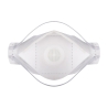 Masque pliable FFP3 avec valve et test Dolomite Blanc – Portwest P391, boîte de 10 masques