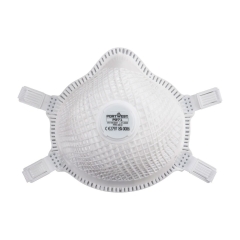 Masque respiratoire FFP3 à valve ergonomique en dolomite Blanc – Portwest P371, boîte de 5 masques