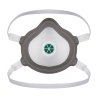 Masque respiratoire FFP3 à valve ergonomique en dolomite Blanc – Portwest P371, boîte de 5 masques