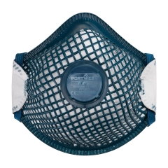 Masque respiratoire FFP2 à valve ergonomique Blanc – Portwest P271, boîte de 10 masques
