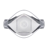 Masque respiratoire FFP3 plat pliable en carbone avec valve Blanc – Portwest P392, boîte de 10 masques