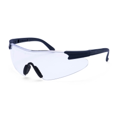 Lunette de protection oculaire à oculaire arrondi branches réglables Incolore – Portwest PW17