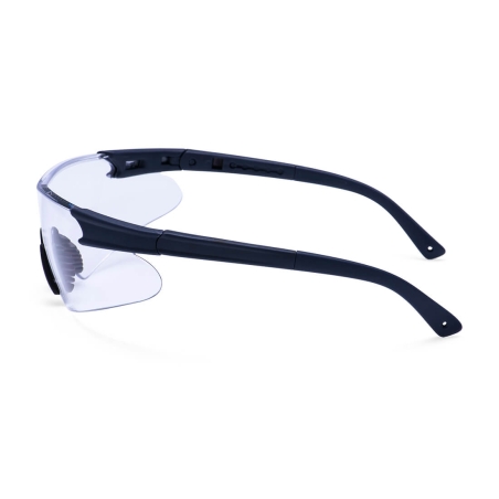 Lunette de protection oculaire à oculaire arrondi branches réglables Incolore – Portwest PW17