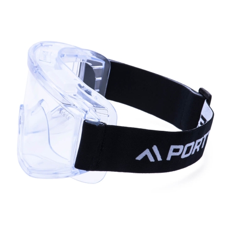 Lunette-masque panoramique anti-buée et anti-rayures Incolore – Portwest PW22