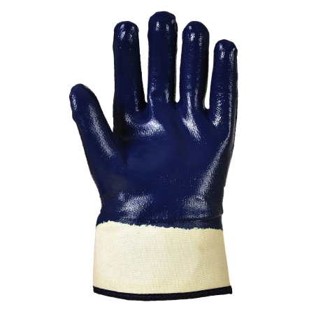 Gant nitrile tout enduit manchette de sécurité Marine – Portwest A302