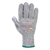 Gant anti-coupure niveau D avec renfort cuir sur la paume Gris – Portwest A630