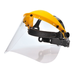 Serre-tête avec écran facial de protection en polycarbonate Incolore – Portwest PW91