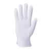 Gant tout usage coton éponge points PVC antidérapants Blanc – Portwest A080