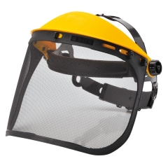 Serre-tête avec écran grillagé de protection faciale Noir – Portwest PW93