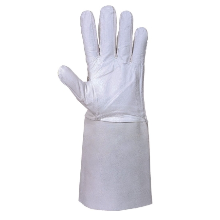 Gant de soudure TIG premium paume chèvre coutures aramide Gris – Portwest A520