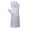 Gant de soudure TIG premium paume chèvre coutures aramide Gris – Portwest A520