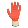 Gant de travail enduit latex 3/4 extra grip Jaune/orange – Portwest A105