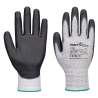 Gant de travail enduit PU tricot diamond grip léger Gris/noir – Portwest A124, lot de 12 paires