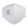 Masque respiratoire jetable plat pliable FFP3 sans valve Blanc – Portwest P350, boîte de 20 masques