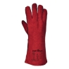 Gant de soudage cuir croûte bovin 36 cm protection chaleur Rouge – Portwest A500