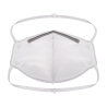 Masque respiratoire jetable plat pliable FFP3 sans valve Blanc – Portwest P350, boîte de 20 masques