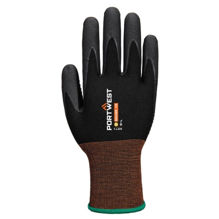 Gant de précision jauge 15 enduit mousse de nitrile Noir – Portwest A371