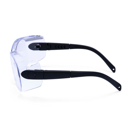 Lunette couvrante panoramique sur lunettes de vue Incolore – Portwest PS30