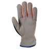 Gant thermique hiver doublé polaire cuir synthétique Noir/orange – Portwest A280