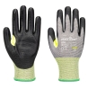 Gant anti-coupures niveau E revêtement PU jauge 15 Gris/noir – Portwest A651