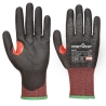 Gant anti-coupure niveau F enduit PU jauge 13 Noir – Portwest A670